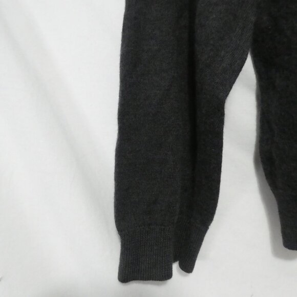 Classic Black Mock Neck Sweater | 17.5 inches pit to pit measured - Picture 12 of 14